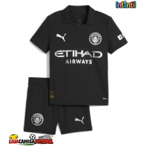 Camisa de Futebol Manchester City Equipamento Secundário Infantil 2025-26 Manga Curta (+ Calças curtas)